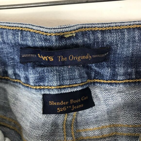 Levi's The Original Jeans Womens Size 12 Slender Bootcut 526 Women’s Denim - Picture 2 of 11